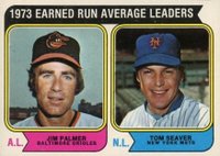 1974 O-Pee-Chee #206 ERA Leaders Baseball Card