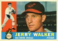 1960 Topps #540 Jerry Walker Baseball Card
