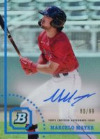 2022 Bowman Heritage Chrome Prospect Autographs #CPAMMR Marcelo Mayer Refractor Baseball Card