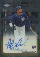 2019 Topps Chrome 1999 Topps Chrome Autographs #FTJ Fernando Tatis Jr. Baseball Card