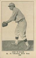 1917 Collins-McCarthy #182 Jimmy Walsh Baseball Card