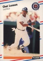 1988 Fleer #61 Chet Lemon Baseball Card