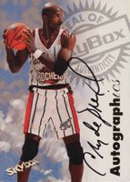 1997 Skybox Premium Autographics # Clyde Drexler Basketball Card