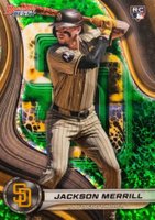 2024 Bowman's Best #56 Jackson Merrill Green Mini Diamond Baseball Card