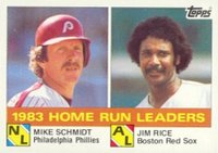 1984 Topps #132 Home Run Leaders Baseball Card