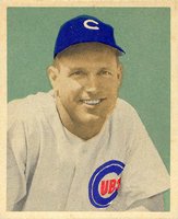 1949 Bowman #76 Bill Nicholson Baseball Card