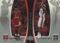 2005 Upper Deck MJ/LJ Bonus Pack #LJMJ5 LeBron James/Michael Jordan Basketball Card