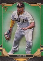 2022 Topps Triple Threads #12 Juan Soto Emerald Baseball Card