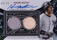 2023 Topps Sterling Sterling Seasons Autograph Relics #SSARHM Hideki Matsui Baseball Card