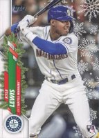 2020 Topps Holiday #HW169 Kyle Lewis Metallic Baseball Card