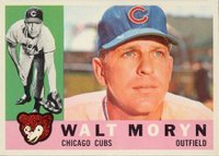 1960 Topps #74 Walt Moryn Baseball Card