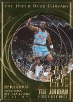 1997 Upper Deck 22K Gold Michael Jordan Experience # 1996 NBA All-Star Game Basketball Card