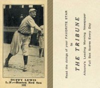 1916 Altoona Tribune #103 Duffy Lewis Baseball Card