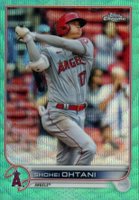 2022 Topps Chrome #1 Shohei Ohtani Aqua Wave Refractor Baseball Card