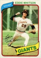 1980 Topps #561 Eddie Whitson Baseball Card