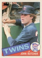 1985 Topps #741 John Butcher Baseball Card