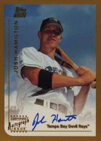1999 Topps Traded #T66 Josh Hamilton Certified Autograph Baseball Card