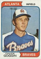 1974 Topps #457 Chuck Goggin Baseball Card