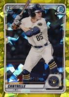 2020 Bowman Draft Chrome Sapphire Edition #BD173 Hayden Cantrelle Yellow Baseball Card