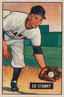 1951 Bowman #13 Ed Stanky Baseball Card