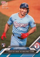 2024 Topps Now #132 Wyatt Langford Blue Baseball Card
