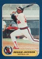1986 Fleer Mini #32 Reggie Jackson Baseball Card
