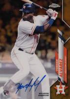 2020 Topps Chrome Rookie Autographs #RAYA Yordan Alvarez Gold Refractor Baseball Card
