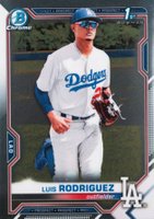 2021 Bowman Chrome Prospects #BCP196 Luis Rodriguez Baseball Card