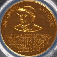 1966 St. Louis Cardinals Busch Stadium Immortals Coins # Joe Medwick Baseball Card