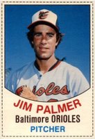 1977 Hostess #1 Jim Palmer Hand Cut Baseball Card