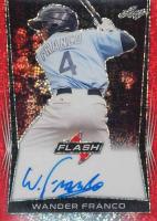 2018 Leaf Flash Autographs #BAWF1 Wander Franco Red Baseball Card