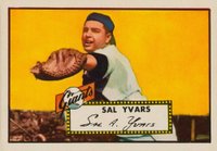 1952 Topps #338 Sal Yvars Baseball Card