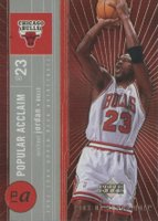 2003 Upper Deck Honor Roll Popular Acclaim  #PA12 Michael Jordan Basketball Card