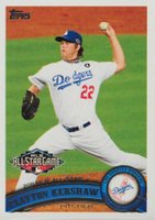 2011 Topps Update #US140 Clayton Kershaw Baseball Card