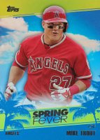 2014 Topps Spring Fever #SF-2 Mike Trout Baseball Card