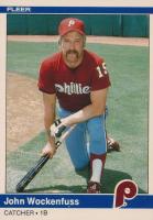 1984 Fleer Update #U-129 John Wockenfuss Baseball Card