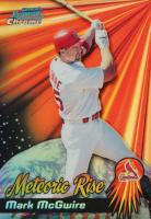 2000 Bowman Chrome Meteoric Rise #MR2 Mark McGwire Refractor Baseball Card