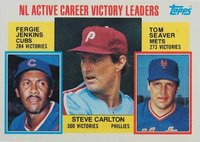 1984 Topps #706 N.L. Active Career Victory Leaders Baseball Card
