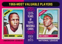 1975 Topps Mini #204 1966 MVP's Baseball Card
