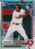 2021 Bowman Chrome Mega Box #207 Emmanuel Rodriguez Baseball Card
