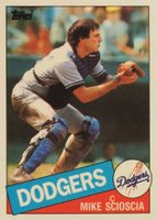 1985 Topps Tiffany #549 Mike Scioscia Baseball Card