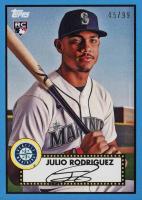 2022 Topps NSCC 1952 Topps Wrapper Redemption #CPWRJR Julio Rodriguez Blue Baseball Card