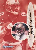 1999 Donruss Preferred Autographs #3 Jerry Rice Football Card