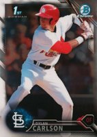 2016 Bowman Draft  #BDC3 Dylan Carlson Chrome Baseball Card