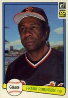 1982 Donruss #424 Frank Robinson Baseball Card