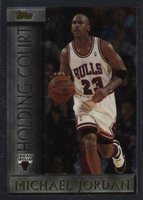 1996 Topps Holding Court #HC2 Michael Jordan Basketball Card
