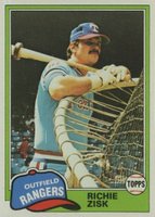 1981 Topps #517 Richie Zisk Baseball Card