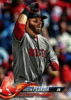 2018 Topps #439 Dustin Pedroia Gray Jersey Baseball Card