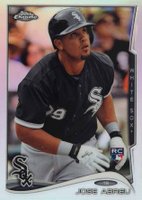 2014 Topps Chrome #199 Jose Abreu Refractor Baseball Card