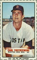 1966 Bazooka #22 Carl Yastrzemski Baseball Card